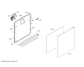 Схема №3 63012243312 Kenmore с изображением Внешняя дверь для посудомойки Bosch 00770416