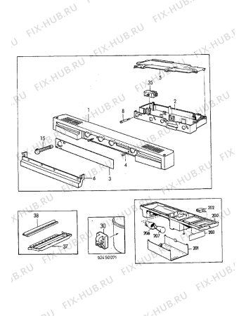 Взрыв-схема холодильника Electrolux ER3014B - Схема узла Refrigerator electrical equipment