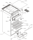 Схема №1 00.270.299 1 (232649, HTS1326) с изображением Часть корпуса для холодильника Gorenje 544358