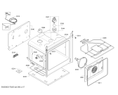 Схема №4 HCE748323W с изображением Стеклокерамика для духового шкафа Bosch 00712059