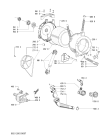Схема №2 MAF 8512 AAW с изображением Порошкоприемник (дозатор) для стиралки Whirlpool 480111101268
