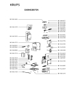 Схема №2 EA844250/70A с изображением Микромодуль для кофеварки (кофемашины) Krups MS-5883990