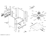 Схема №4 HLN342220B с изображением Ручка управления духовкой для плиты (духовки) Bosch 00611519