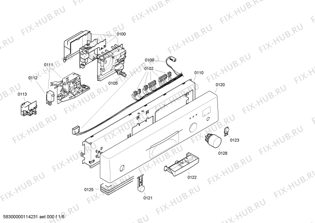 Схема №4 SGI53E55EU с изображением Инструкция по установке/монтажу для электропосудомоечной машины Bosch 00692159