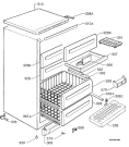 Схема №3 A.EUROLINE GS с изображением Панель ящика для холодильника Aeg 2271021608