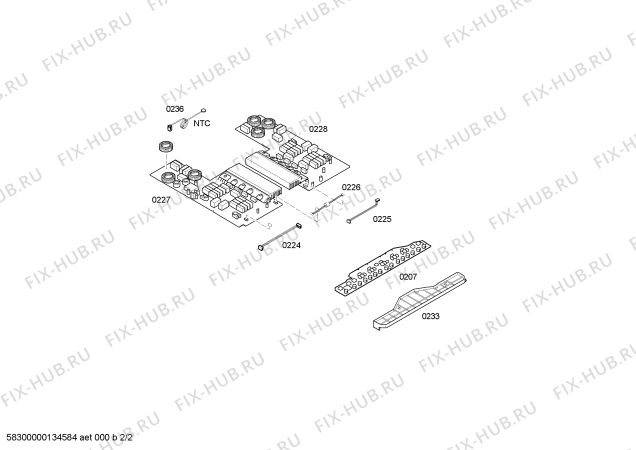 Взрыв-схема плиты (духовки) Siemens EI675TB11E SE.4I.60.POL.BR.X.Top - Схема узла 02