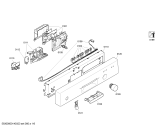 Схема №5 SGS33E02TR с изображением Панель управления для посудомоечной машины Bosch 00670601