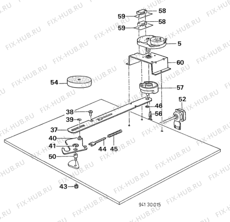 Взрыв-схема плиты (духовки) Unknown CO2185W2 - Схема узла H20 Oven primary (large) D