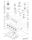 Схема №1 BDC91AEBNA с изображением Трубка подачи газа для плиты (духовки) Whirlpool 481010334953