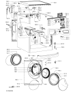 Схема №1 AWOE 9014 с изображением Модуль (плата) для стиралки Whirlpool 481010566210