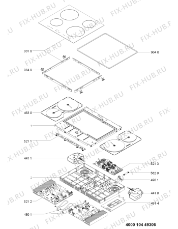 Схема №1 IHI 760 с изображением Втулка для духового шкафа Whirlpool 481010449408