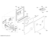 Схема №4 SHV43P13UC с изображением Панель управления для посудомойки Bosch 00683971