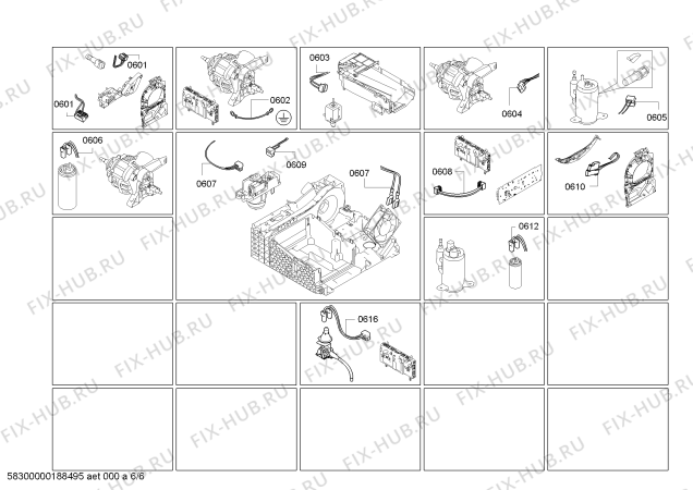 Схема №4 WTY87700NL Home Professional selfCleaning condenser с изображением Модуль управления, запрограммированный для сушилки Bosch 00636611