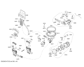 Схема №5 SHU53A02UC Bosch с изображением Регулировочный узел для посудомоечной машины Bosch 00438377