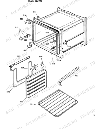 Схема №2 J155EW (F031830) с изображением Шуруп для духового шкафа Indesit C00250837