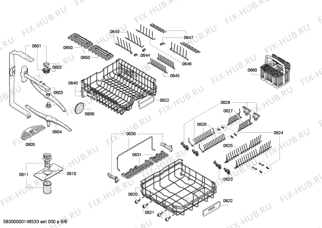 Схема №4 SN46T251SK с изображением Внешняя дверь для посудомойки Siemens 00682966