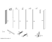 Схема №5 T36BT71FS с изображением Стеклопанель для холодильника Bosch 00682303