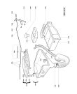 Схема №6 HAU065MBWG с изображением Электролиния для стиралки Whirlpool 480111100042