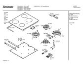 Схема №1 CM30390 с изображением Стеклокерамика для электропечи Bosch 00215051