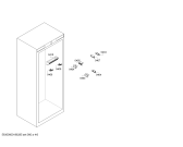 Схема №4 CIR30M1IL1 с изображением Кронштейн для холодильной камеры Bosch 00667143