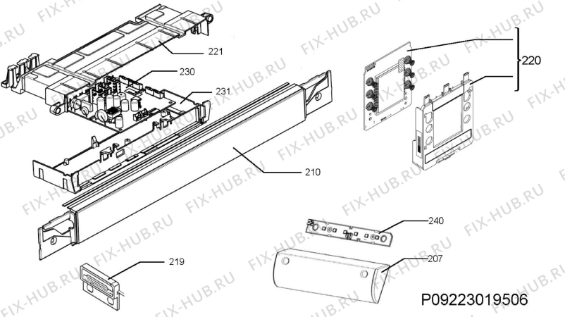 Схема №1 ENA34953X с изображением Обшивка для холодильника Aeg 2651038073