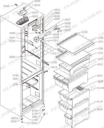 Схема №1 RK6181JW (376020, HZS3567A) с изображением Микромодуль для холодильной камеры Gorenje 378837