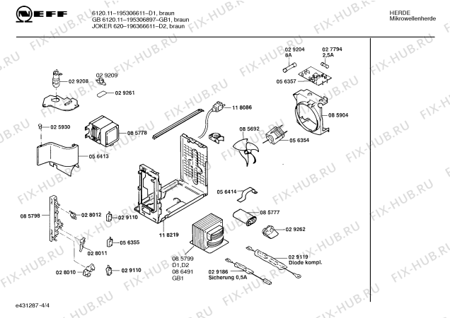 Схема №2 195306897 GB-6120.11 с изображением Диск для свч печи Bosch 00118220