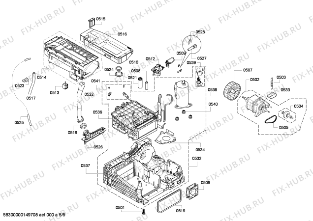 Схема №3 WT46W579DN с изображением Панель управления для сушильной машины Siemens 00678083