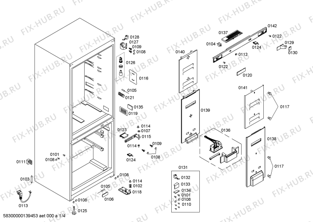 Схема №2 KGN46A03NE с изображением Амортизатор для холодильника Bosch 00679189