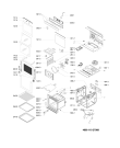 Схема №1 BIR4 DN8F1 PT с изображением Дверца для электропечи Whirlpool 481010903055