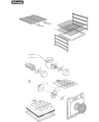 Схема №4 DEF605GW с изображением Петля и завес для плиты (духовки) DELONGHI 063142