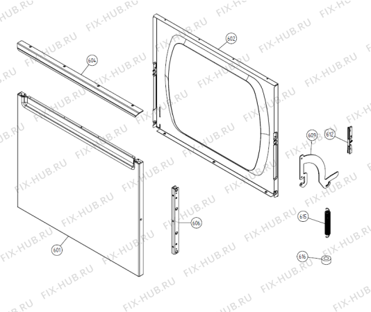 Взрыв-схема стиральной машины Gorenje W6465L with door NO   -White (180319, WM50) - Схема узла 06