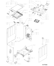 Схема №1 AWE 9765 GG с изображением Обшивка для стиралки Whirlpool 481010556072