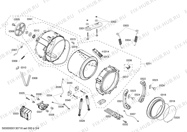 Схема №4 WFMC4301UC Nexxt DLX Series с изображением Панель управления для стиралки Bosch 00660722