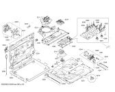 Схема №4 HBA76B650 с изображением Модуль управления, запрограммированный для электропечи Bosch 00672615