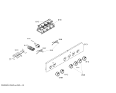 Схема №5 CH10350 с изображением Панель управления для электропечи Bosch 00667415