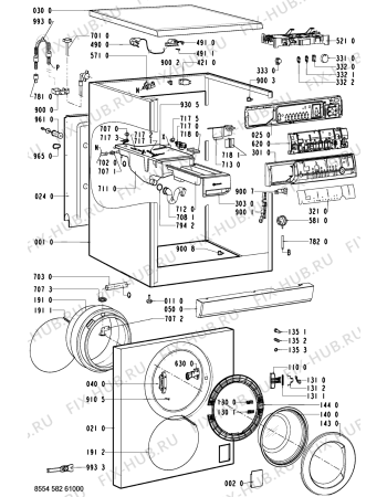 Схема №1 WAK 7680/2 с изображением Микромодуль для стиралки Whirlpool 481221479147