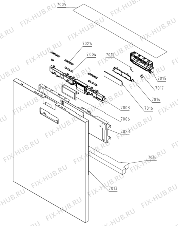 Взрыв-схема посудомоечной машины Asko DBI865IGXXL.S.AU (729069, DW40.2) - Схема узла 06