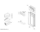 Схема №3 KID24V21IE с изображением Дверь для холодильника Bosch 00244046