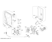 Схема №4 S51N69X4EU с изображением Силовой модуль запрограммированный для посудомойки Bosch 12007904
