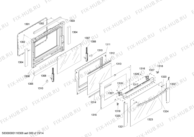 Схема №8 SM272BW с изображением Шуруп Bosch 00421354