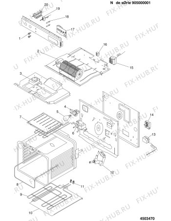 Схема №2 FD77PMR (F023788) с изображением Обшивка для электропечи Indesit C00139230