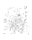 Схема №2 IDVL75BRK9U (F105536) с изображением Заслонка для стиральной машины Indesit C00511272