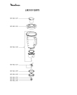 Схема №1 LM310128/870 с изображением Корпусная деталь для электромиксера Moulinex MS-650079