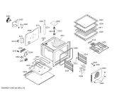Схема №3 HSN895LEU с изображением Панель управления для плиты (духовки) Bosch 00446891