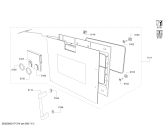 Схема №2 BMP250110 с изображением Дверь для духового шкафа Bosch 00770749
