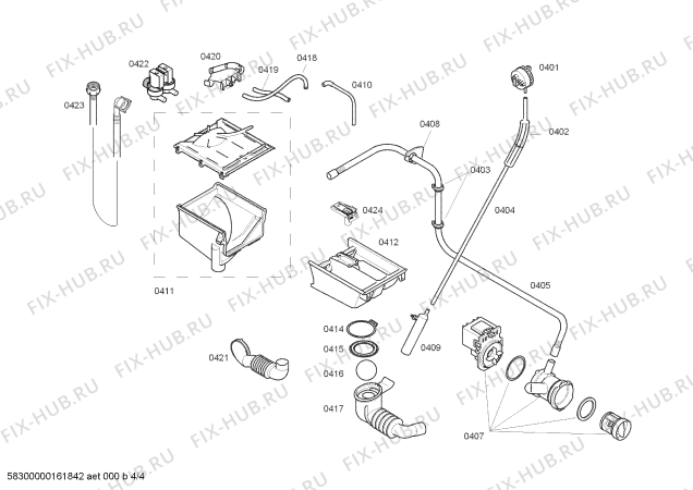 Схема №3 WM08E1R80W IQ100 6.5kg с изображением Ручка для стиралки Siemens 00654866