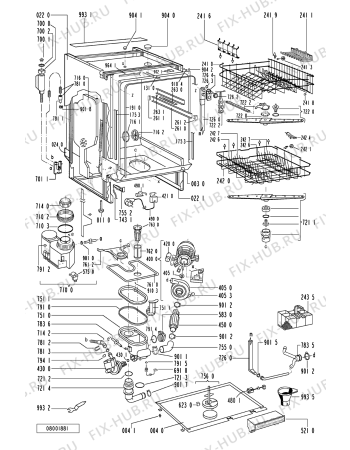 Схема №2 GSI AMETHYST IN с изображением Всякое для посудомоечной машины Whirlpool 481238128029