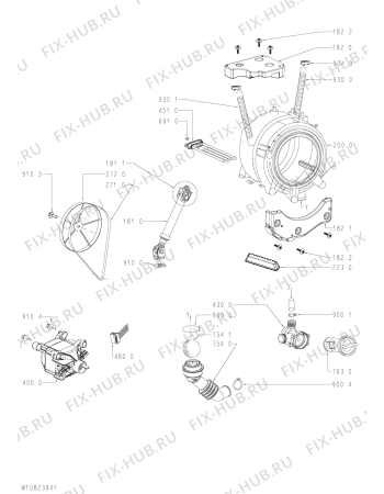 Схема №1 PFLS 61002P с изображением Микромодуль для стиральной машины Whirlpool 481010770772