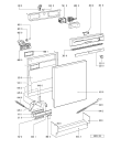 Схема №3 ADP 735 WH с изображением Панель для посудомойки Whirlpool 481245370537